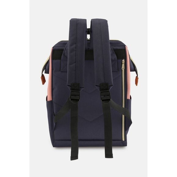 Himawari Waterproof Colorblock Canvas Backpack Bag with Various Colors - Picture 6 of 10